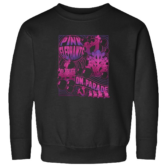 Discover Disney Dumbo Pink Elephants On Parade Sweatshirts