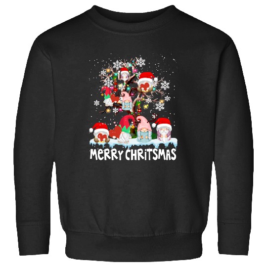 Christmas Gnome Shirt Merry Christmas Cute Santa Gnomes On Christmas Tree Family  : Mickey Disney Christmas, Disney Christmas Sweatshirts