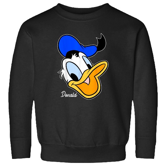 Discover Disney Mickey And Friends Donald Duck Big Face Sweatshirts