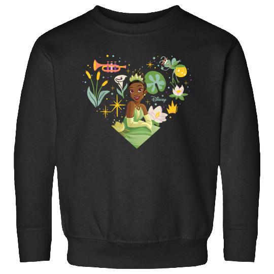Disneyss Princess Tiana Nature Heart Sweatshirts
