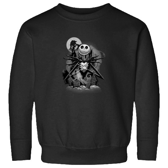 Discover Disney Nightmare Before Christmas Jack Night Scene Sweatshirts