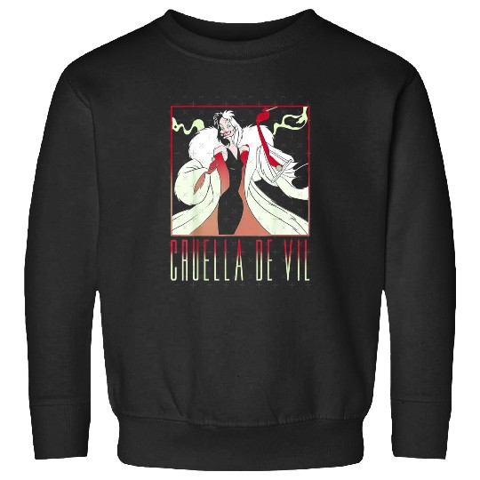 For Men Women Cruella De Vil Retro Vintage   SALE!! : Disney Villains Maleficent , Maleficent Gift S-5XL Sweatshirts