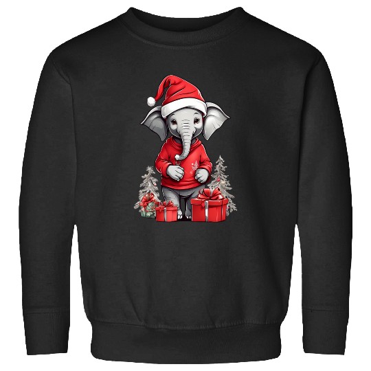Discover Cute Festive Christmas Elephant Sticker Print Sticker, Disney Elephant Dumbo Christmas , Dumbo Christmas Sweatshirts