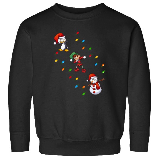 Christmas Boys Girls Men Xmas Dabbing Santa Elf Friends Xmas  1: Mickey Disney Christmas, Disney Christmas Sweatshirts