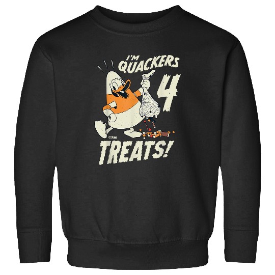 Discover Disney Donald Duck Halloween Costume I’m Quackers 4 Treats Sweatshirts