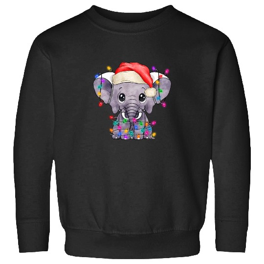 Discover Elephant Christmas Lights Tree elephant Lover Funny Santa  , Disney Elephant Dumbo Christmas , Dumbo Christmas Sweatshirts