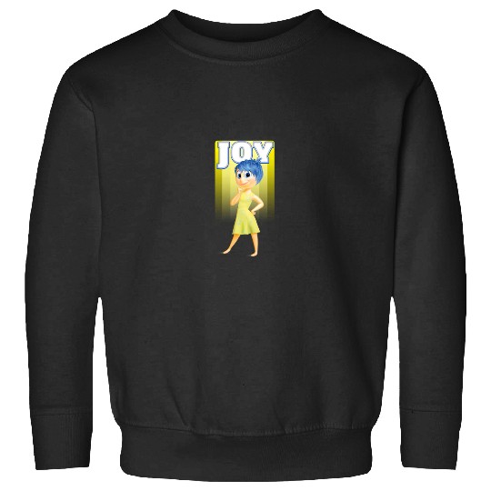 Disneyss Pixars Inside Out Joy Sunny Retro Portrait Logo Sweatshirts