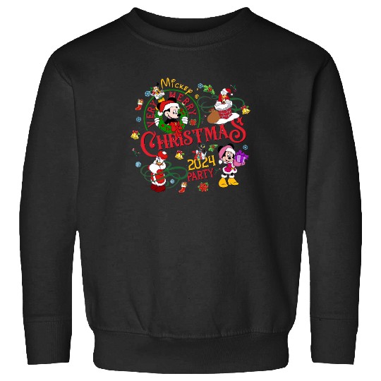 Discover Christmas Disney Party 2024, Disney Sweatshirts