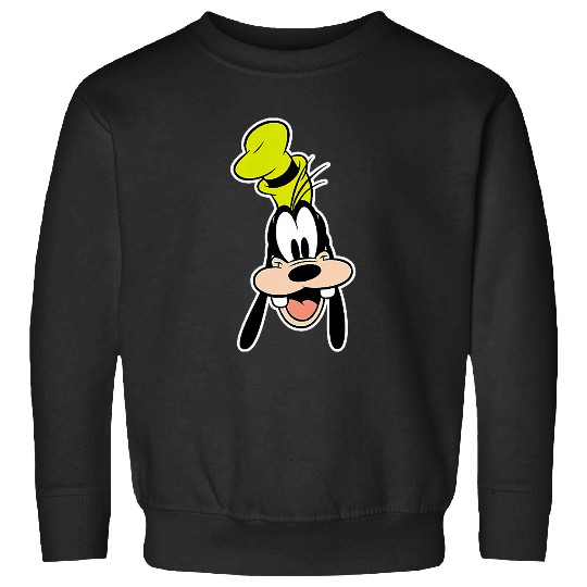 Discover Disney Mickey And Friends Goofy Face Small Pocket Logo Sweatshirts