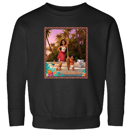 Disney Moana 2 Moana and Simea Pua Heihei Ocean Sisters Sweatshirts