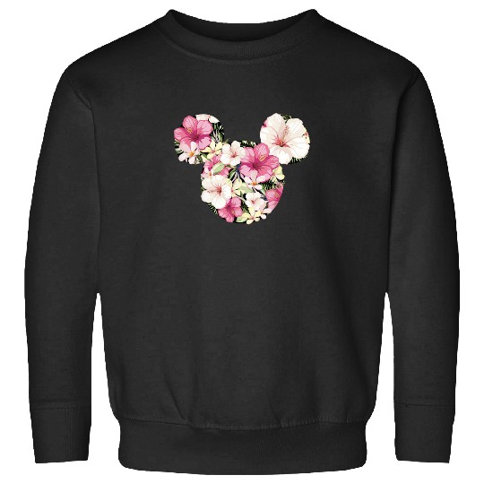 Discover Disney Mickey And Friends Tropical Floral Print Sweatshirts