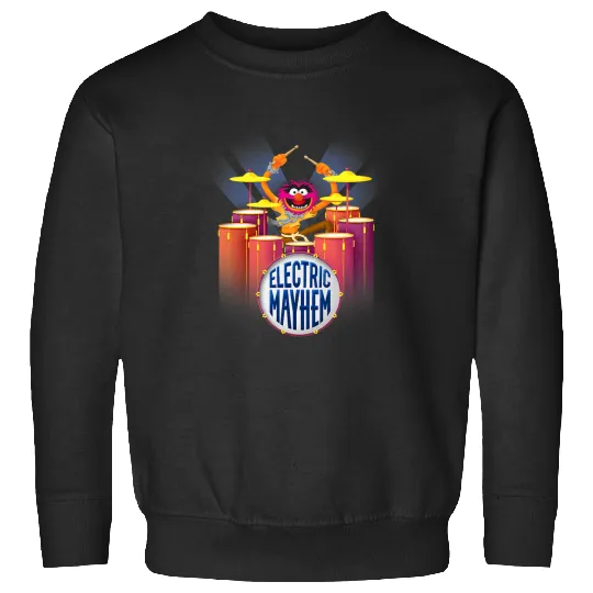 Disney The Muppets Electric Mayhem Animal Drummer Portrait Sweatshirts