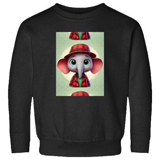 Discover Plaid Clad Elephant  , Disney Elephant Dumbo Christmas , Dumbo Christmas Sweatshirts