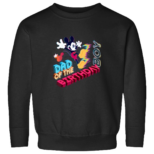 Disney Mickey Mouse Family Star Dad Of The Birthday Boy Sweatshirts