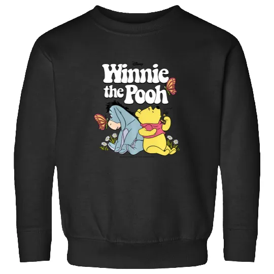 Disney Winnie The Pooh - Retro Eeyore And Pooh Sweatshirts