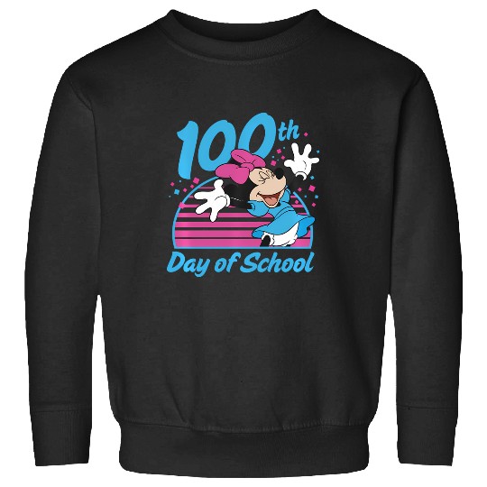 Discover Disney Minnie Mouse 100Th Day Of School Celebrate Sweatshirts