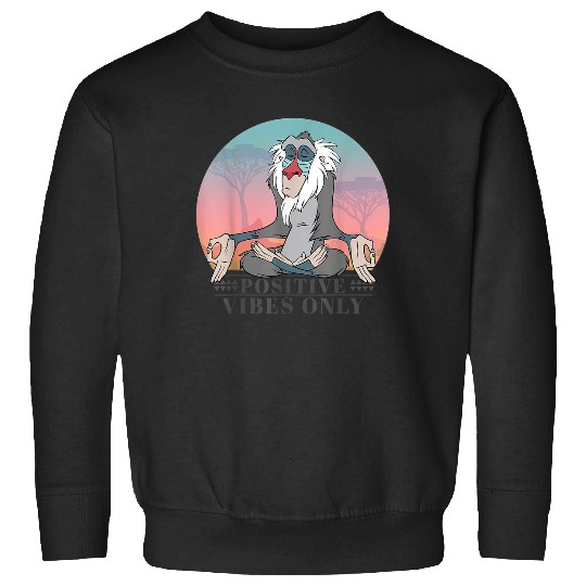 Discover Disney The Lion King Rafiki Positive Vibes Only Sweatshirts