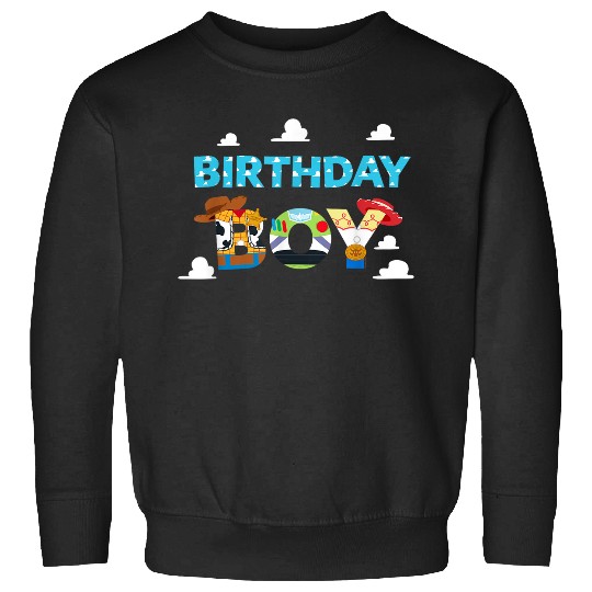 Discover Disneyss And Pixarss Toy Story Clouds Birthday Boy Sweatshirts