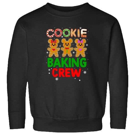 Cookie Baking Crew Family Christmas  : Mickey Disney Christmas, Disney Christmas Sweatshirts