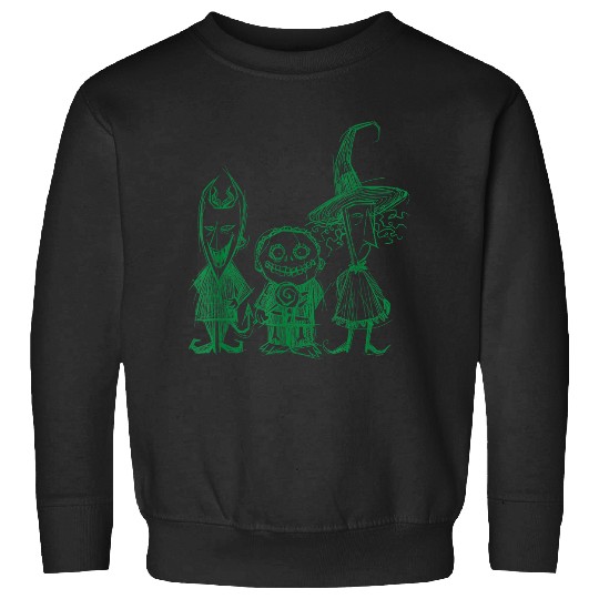 Disneyss The Nightmare Before Christmas Boogies Trio 2 sided Sweatshirts