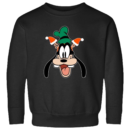 Discover Disney Goofy Christmas Santa Hat Holiday Headband Sweatshirts