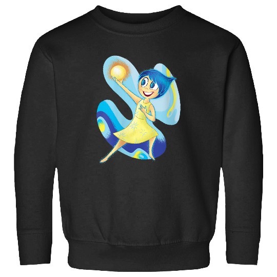 Disneyss Pixars Inside Out 2 Joy Happy Memories Distressed Logo Sweatshirts