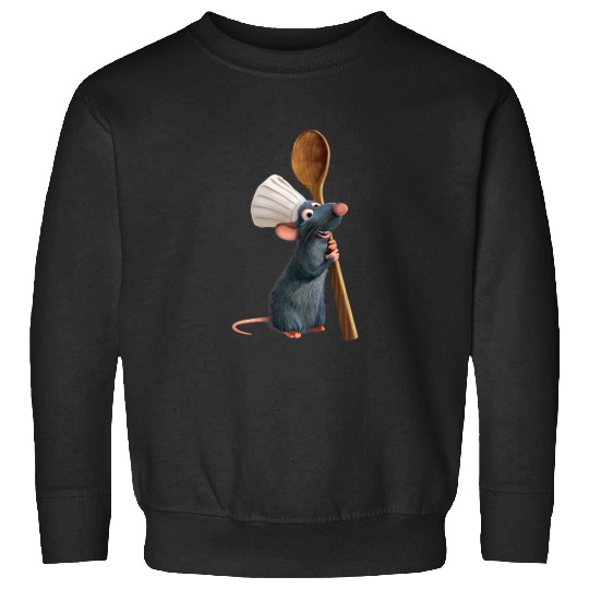disney Pixars ratatouille chef remy with spoon Sweatshirts