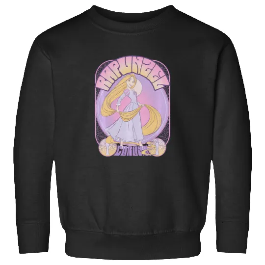 Disney Tangled Rapunzel Seventies Retro Poster Sweatshirts