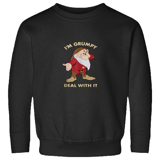 Discover Disney Snow White I'm Grumpy Deal With It Portrait Tank Top Sweatshirts