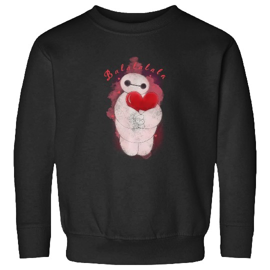 Disney Big Hero 6 Baymax Heart Portrait Sweatshirts