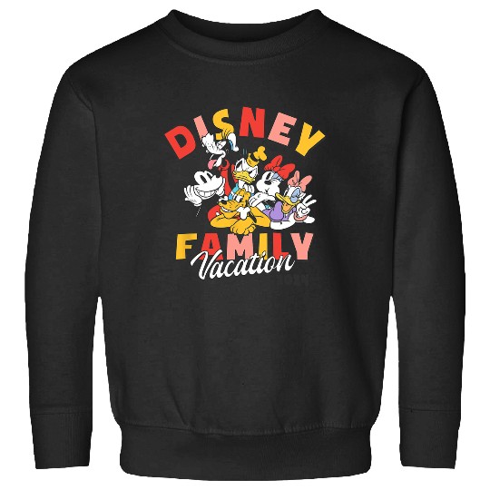 Discover Disney Mickey And Friends Disney Family Vacation 2024 Logo Sweatshirts