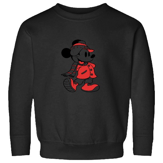 Discover Disney Mickey Mouse Christmas Outline Long Sleeve T-Shirt Sweatshirts
