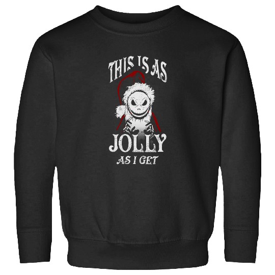 Discover Disney Christmas Jack Skellington AS Jolly As I Get Sweatshirts