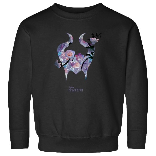 Discover Disney Maleficent Mistress Of Evil Floral Horns Sweatshirts