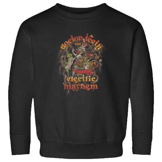 Disneyss The Muppets Vintages Electric Mayhem Music Poster Sweatshirts