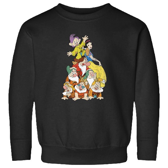 Discover Disney Snow White Seven Dwarf Stack Graphic Sweatshirts