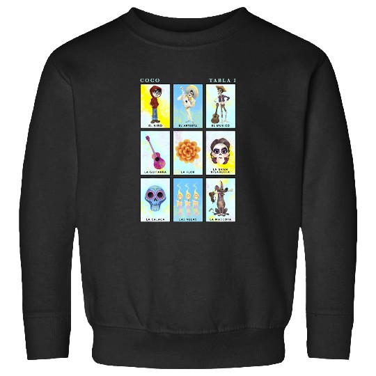 Discover Disney Pixar Coco Group Shot Table 1 Panels Sweatshirts