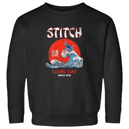 Discover Disney Lilo And Stitch Living Life Sweatshirts
