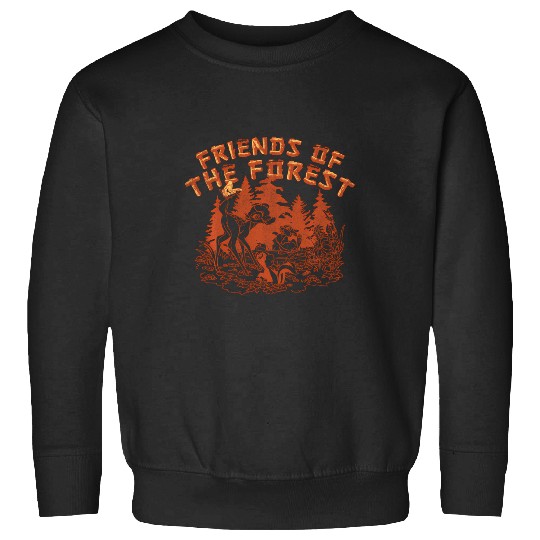 Discover Disney Bambi Group Shot Friends Of The Forest Sweatshirts
