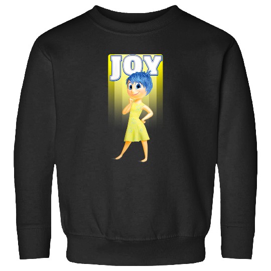 Disneyss Pixars Inside Out Joy Sunny Retro Portrait Logo Sweatshirts