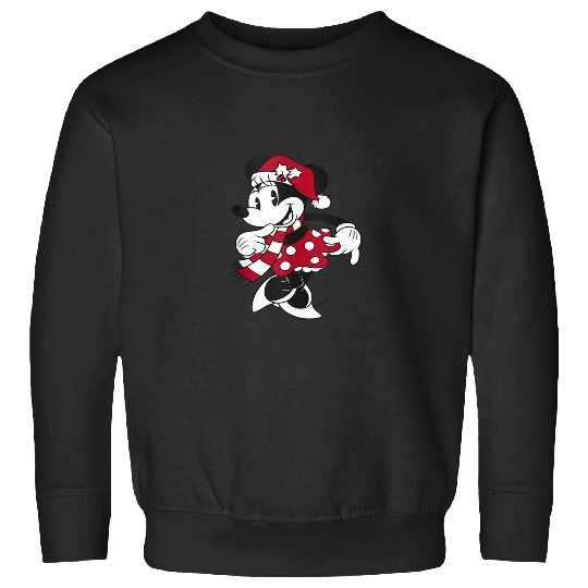 Discover Disney Mickey & Friends Christmas Minnie Mouse Portrait Tank Top Sweatshirts
