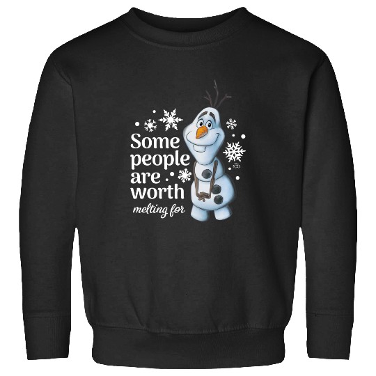 Discover Disney 100 - Some People Are Worth Melting For Sweatshirts