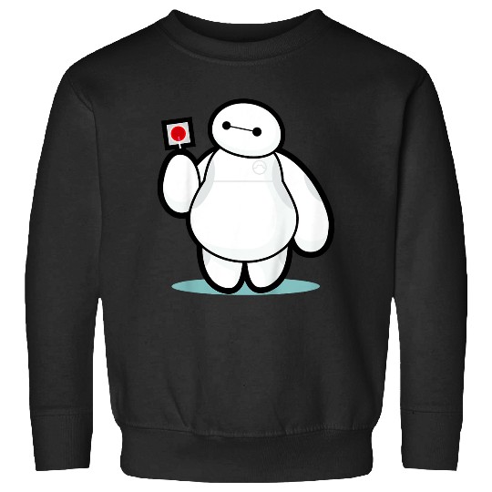 Disneyss Big Hero 6 Baymax With Lollipop Cute shots Sweatshirts