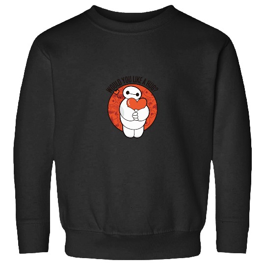 Disneyss Big Hero 6 Baymax Hug Valentine Tee Sweatshirts