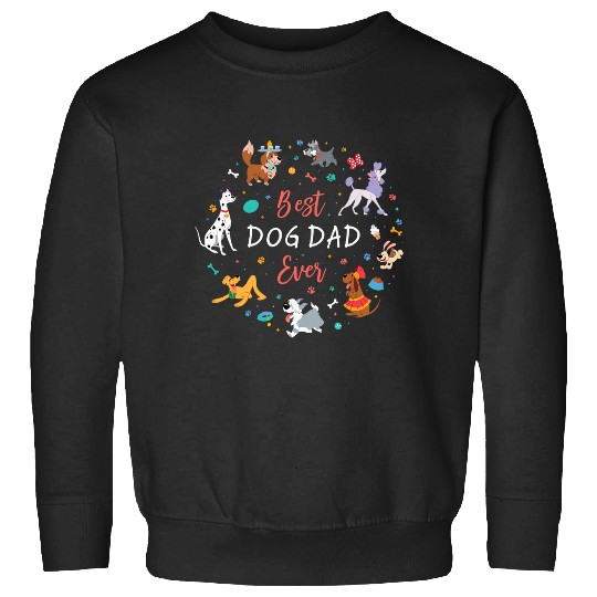 Disney Pet Parent Fathers Day Disney Dogs Best Dog Dad Ever Sweatshirts