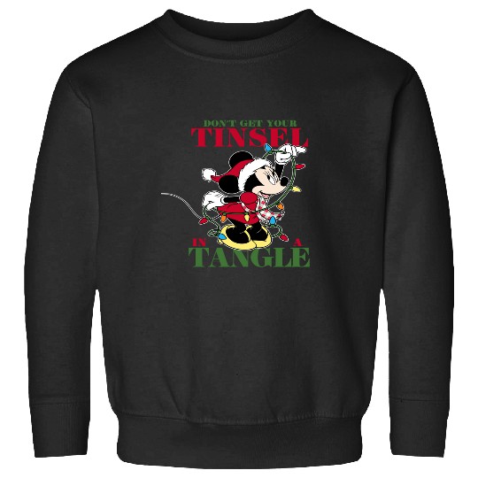 Disney Christmas Minnie Tangled Tinsel Long Sleeve T-shirt Long Sleeve T-Shirt Sweatshirts