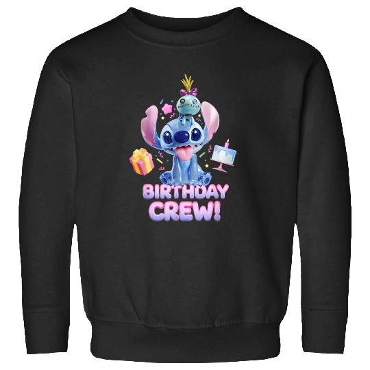 Discover Disney Lilo & Stitch with Scrump Big Shiny Birthday Crew Sweatshirts