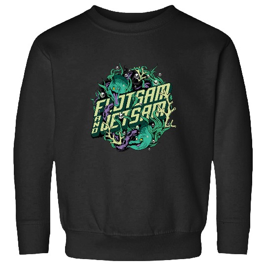 Discover Disney Little Mermaid Flotsam Jetsam Seaweed Portrait Logo Sweatshirts