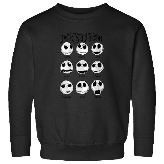 Discover Womens Disney The Nightmare Before Christmas Emotional Jack V-Neck Sweatshirts