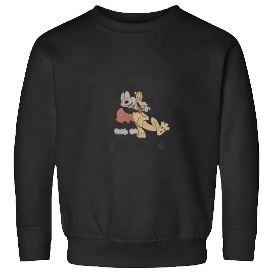 Discover Disney Mickey And Friends I Just Want To Hang With My Dog Sweatshirts